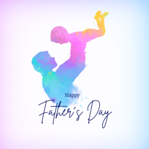 Colourful Illustrative Fathers Day