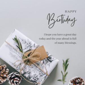 Evergreen Blessings Birthday Gift Card